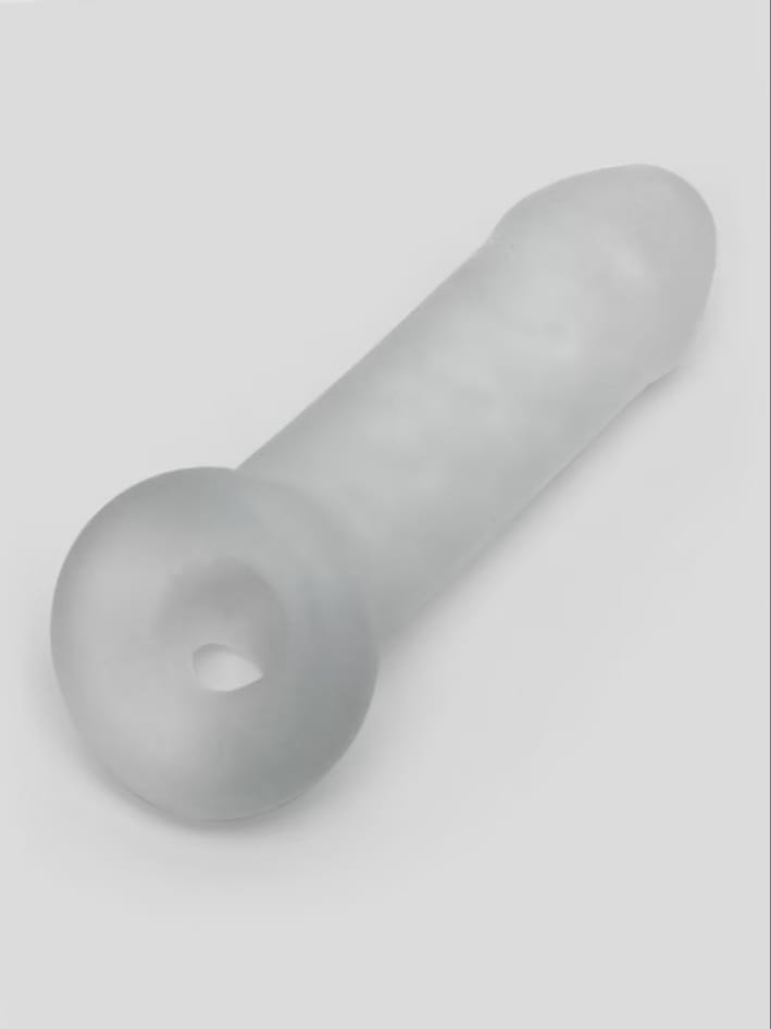 Perfect Fit Fat Boy Thin Textured Penis Extender with Ball Loop